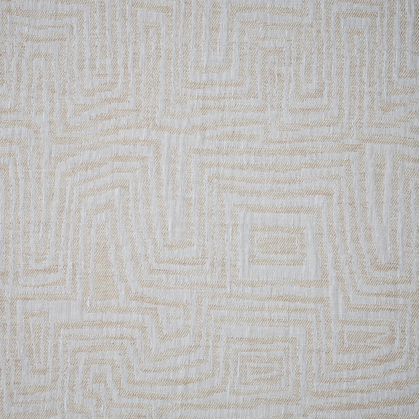 Textured fabric pattern with geometric design on a neutral background