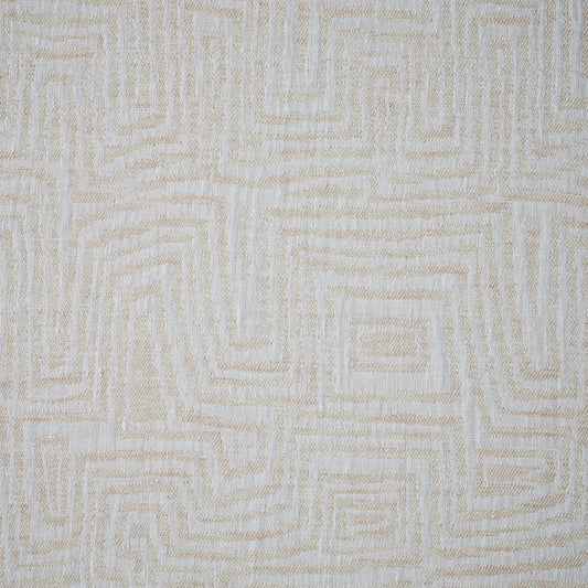 Textured fabric pattern with geometric design on a neutral background