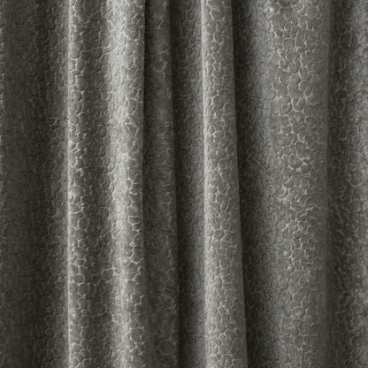 Close-up of textured gray fabric with a pattern